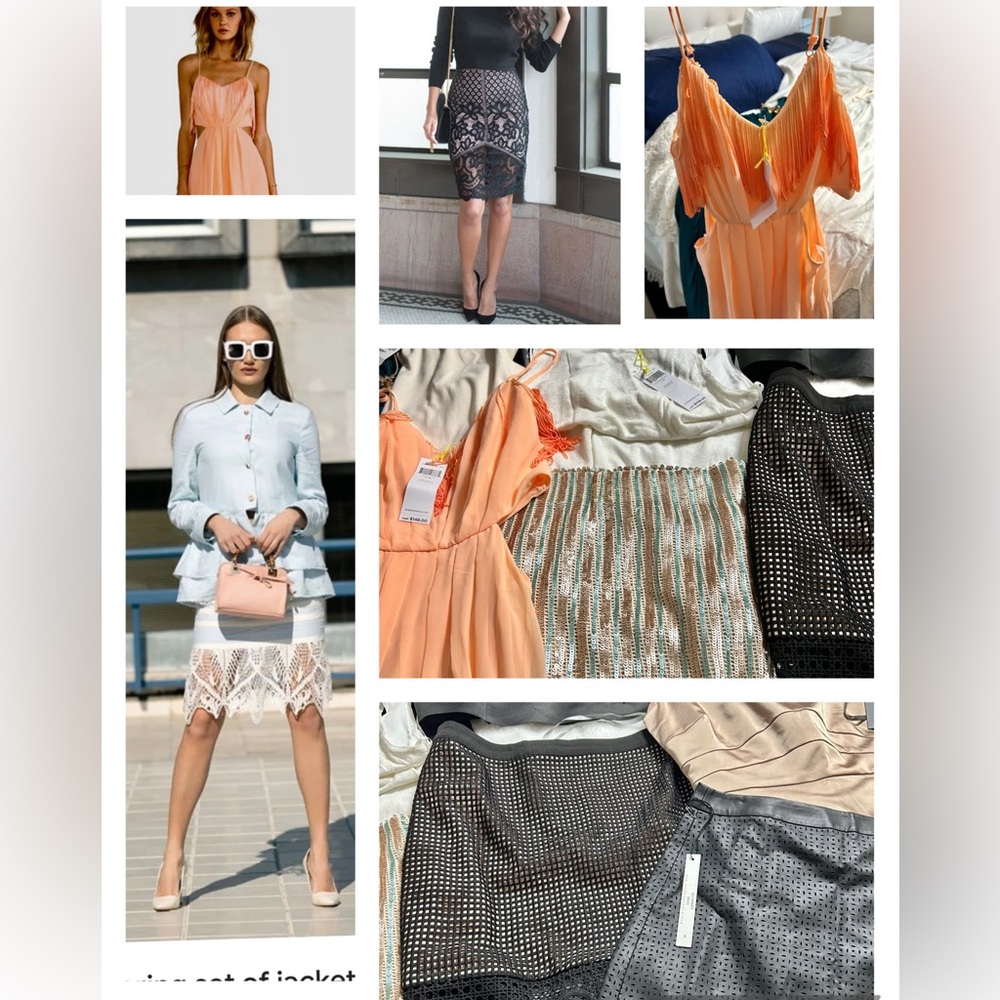 NWT REVOLVE bundle of 11 skirts, dresses, top